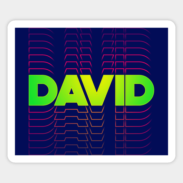 David gift idea for boys men first given name David Magnet by g14u